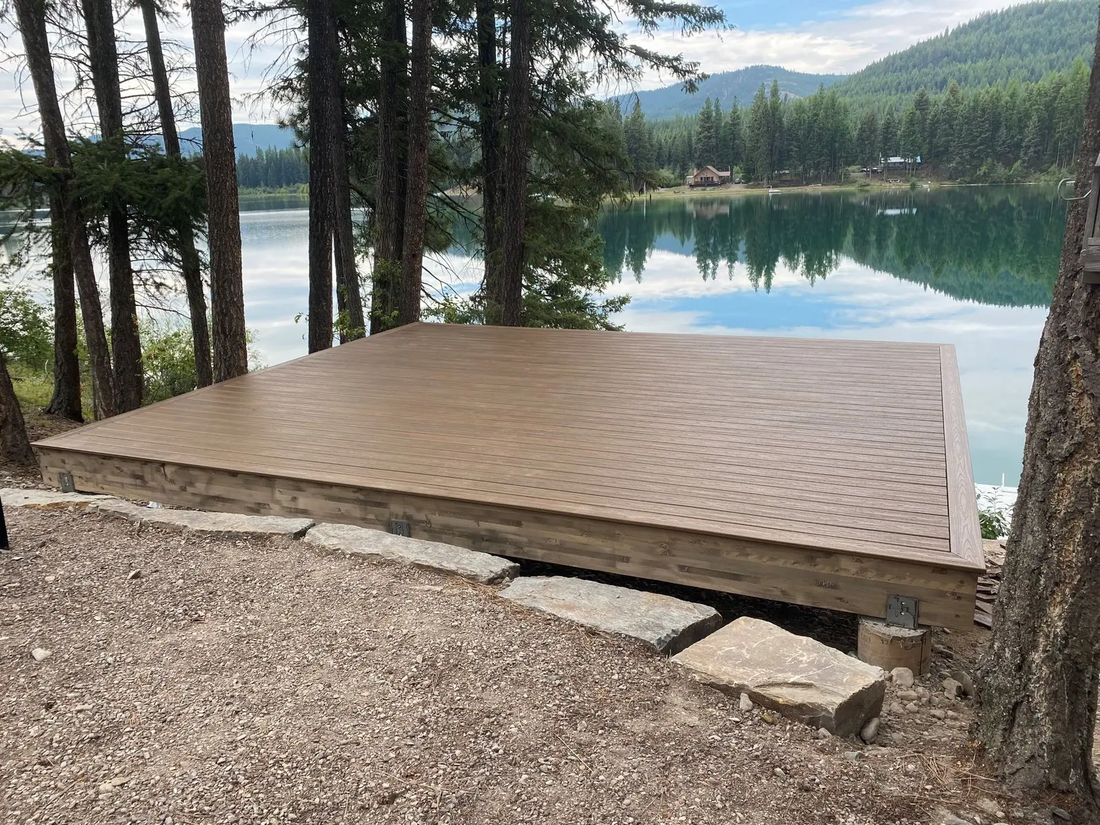 Completed deck replacement project